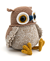 Button the Saw-Whet Owl by airali design