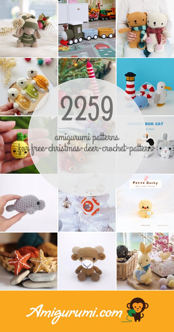 Free christmas deer crochet pattern Patterns Amigurumi free-christmas-deer-crochet-pattern-patterns-amigurumi